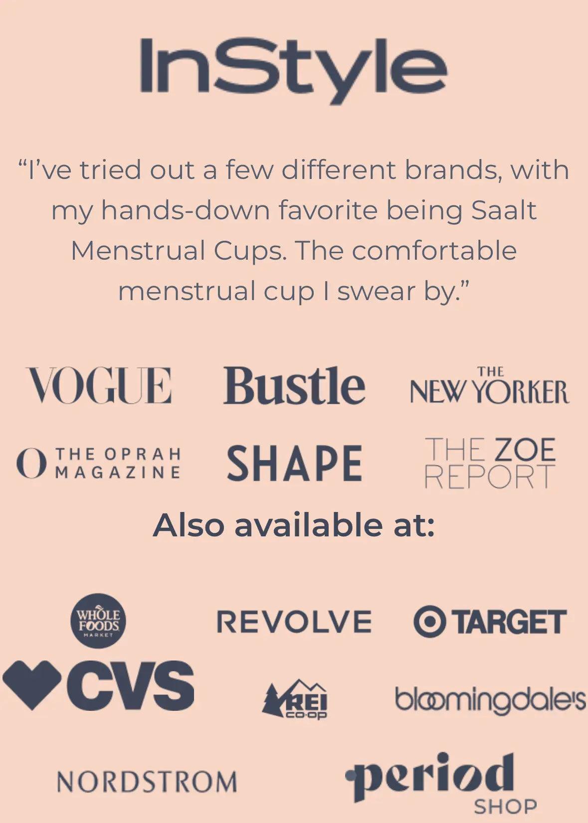 Saalt Menstrual Cup Small Soft / Desert Blush